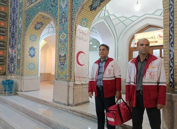 آماده‌باش نجاتگران هلال‌احمر در آستانه محرم