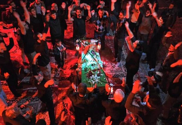 وداع با شهید گمنام هشت سال دفاع مقدس در قوچان