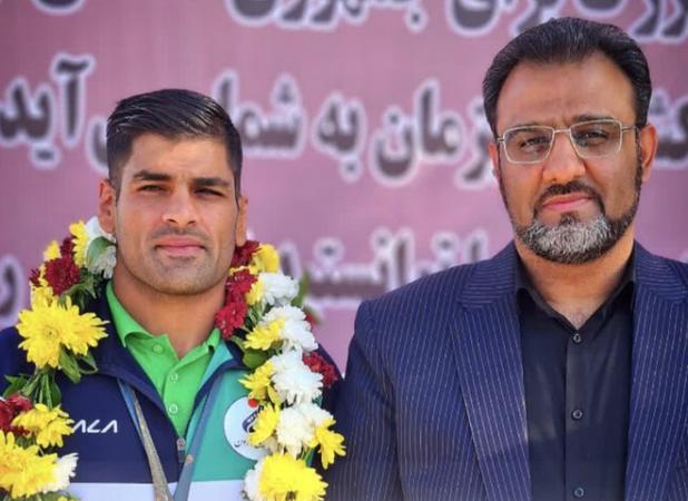 استقبال باشکوه از قهرمان جودوی تیم ملی در سرخس برگزار شد