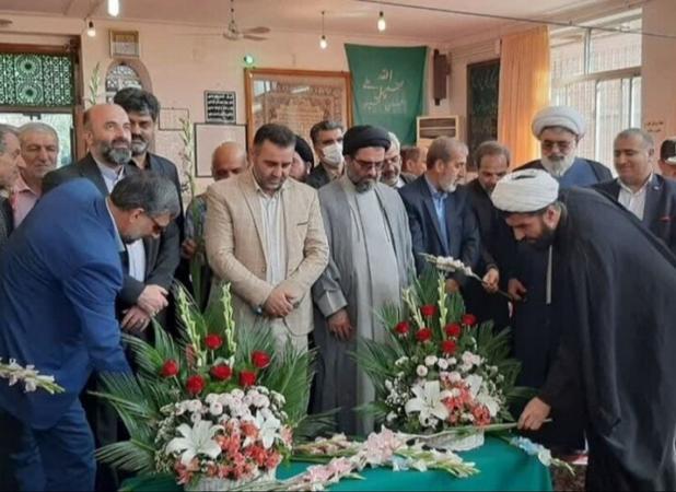 قدمگاه امام حسن عسکری(ع) در گرگان گلباران شد