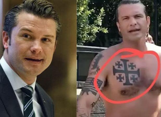 خالکوبی وزیر دفاع مورد علاقه ترامپ جنجالی شد