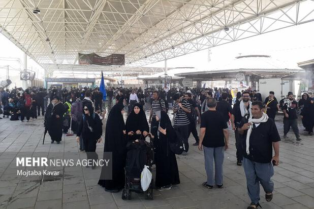 ۳۲ هزار نفر امروز از مرز مهران تردد کردند