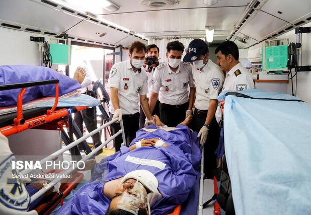 ۷ مصدوم در حادثه ترافیکی محور آبادان - ماهشهر