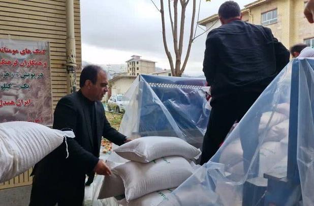 کشاورزان تالشی بیش از ۲ تُن برنج برای کمک به جبهه مقاومت اهدا کردند