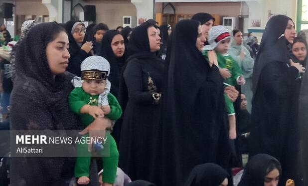 برگزاری باشکوه مراسم شیرخوارگان حسینی در گلستان