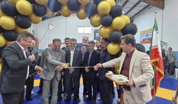 خانه کشتی در  روستای کاسگرمحله شهرستان نور بمناسبت هفته تربیت بدنی افتتاح شد