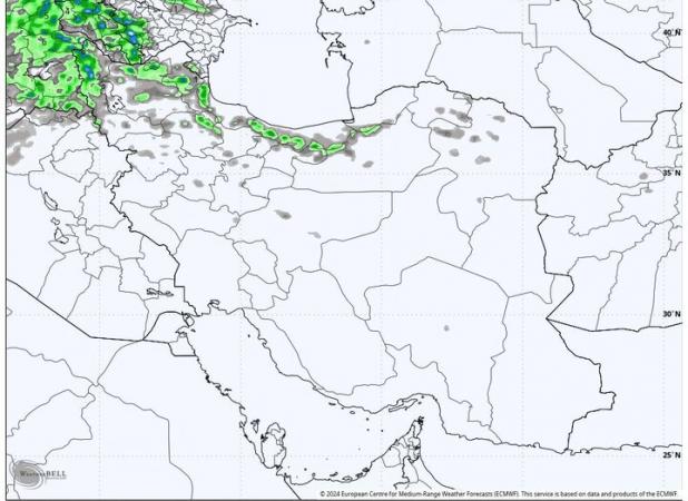 بارش پراکنده در برخی از نقاط کشور/ افزایش نسبی دما در بیشتر مناطق