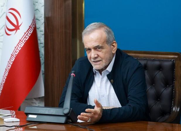 بازدید پزشکیان، زاکانی و معتمدیان از وضعیت اسکان خانواده های جنگ زده