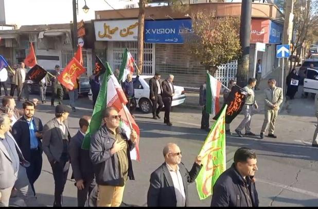 رزمایش اقتدار ایران در گرمسار؛ هشدار مردمی به استکبار جهانی