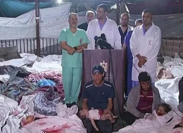 شعری به مناسبت سالگرد حمله به بیمارستان المعمدانی