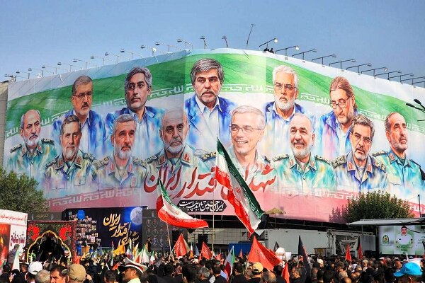 هیئت حماس در تشییع شهدای تجاوز رژیم صهیونیستی به ایران حضور یافتند