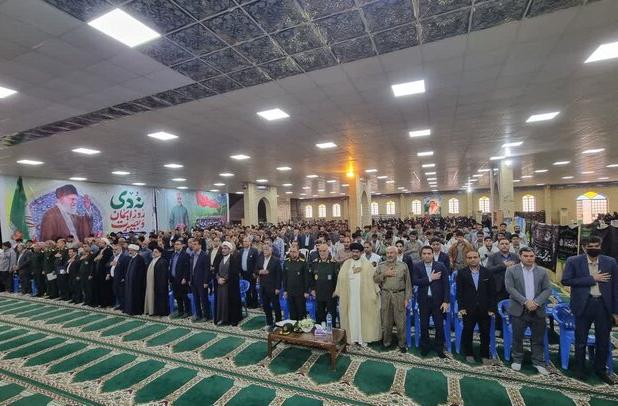 نمایش اقتدار بسیجیان در گناوه برگزار شد