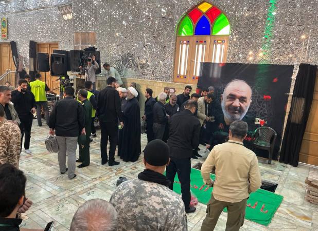 تصاویری از آماده‌سازی آرامگاه سردار شهید سلامی