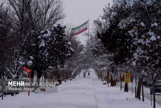 بارش برف و باران در ۲۰ استان؛ گسترش سامانه بارشی به شرق کشور
