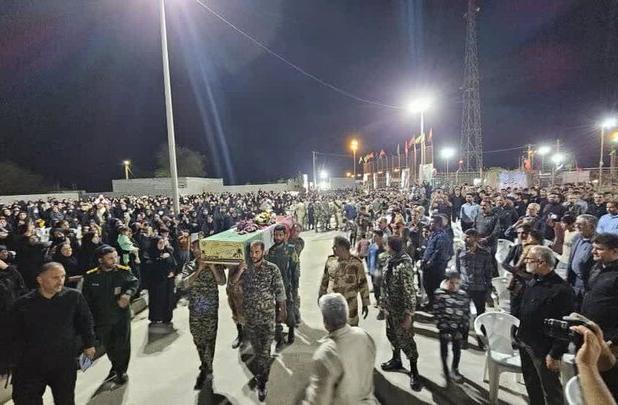 وداع باشکوه با شهید گمنام در سرمستان برگزار شد