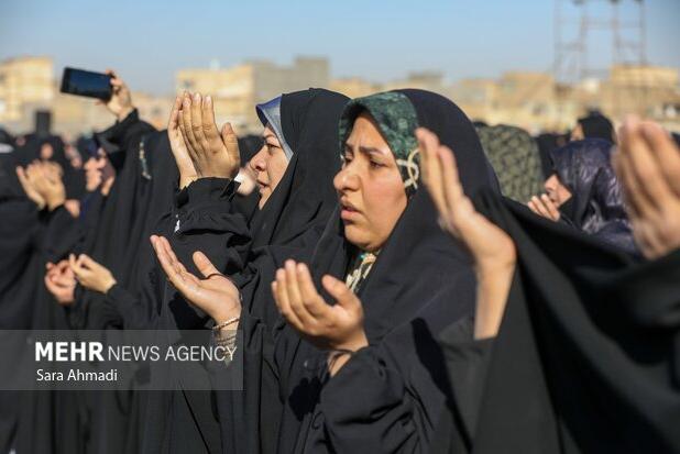 تصاویری از اقامه نماز باران در شهرستان تربت حیدریه