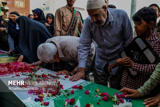 مراسم استقبال از شهید گمنام در گرگان