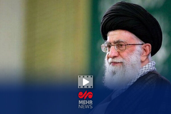 سومین پیام تصویری رهبر انقلاب خطاب به مردم
