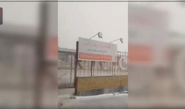 بارش برف در محور بروجرد به اراک