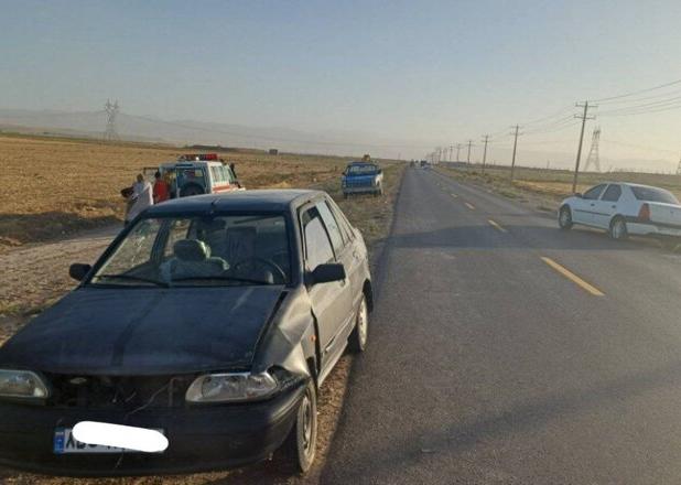 ۲۳ مصدوم در دو حادثه رانندگی محورهای فرعی خراسان شمالی