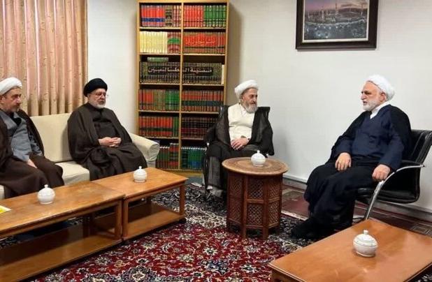 رئیس قوه قضاییه با آیت‌الله‌ سبحانی دیدار کرد