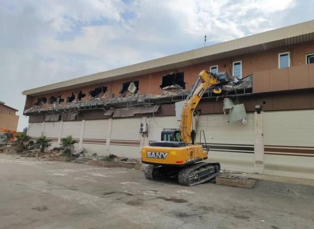 هتل داریوش بندرعباس به دلیل تغییر غیرمجاز اراضی کشاورزی تخریب شد