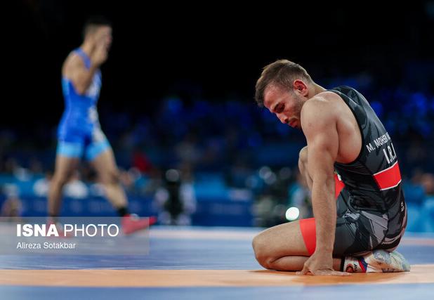شکست کشتی‌گیر المپیکی در دور نخست انتخابی تیم ملی