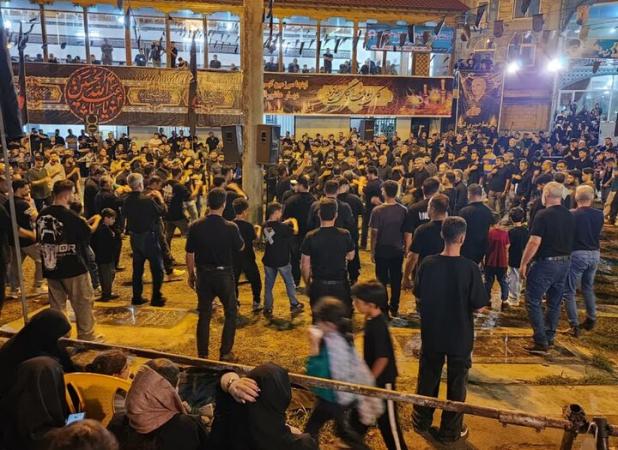 آیین عزاداری شب عاشورا در بابل