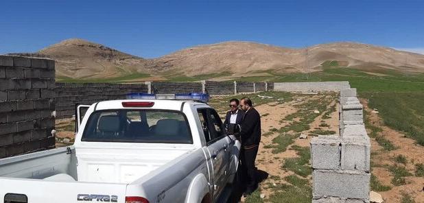 آزادسازی بیش از ۳۳ هزار مترمربع از اراضی کشاورزی ازنا