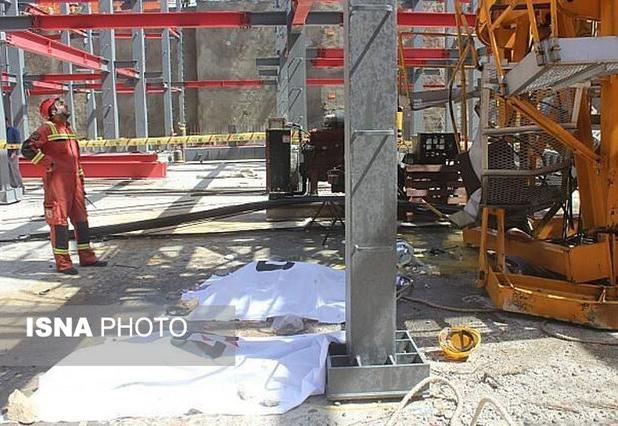 سقوط بالابر جان یک کارگر ساختمانی را گرفت