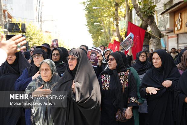 تشییع باشکوه پیکر مطهر دو شهید اقتدار در شهریار