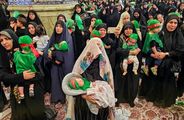مراسم شیرخوارگان حسینی در بابکان
