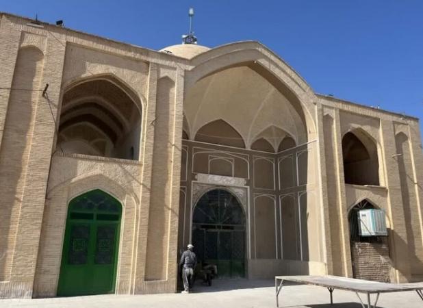 مرحله اول مرمت مسجد جامع تاریخی محمدآباد آران و بیدگل تمام شد