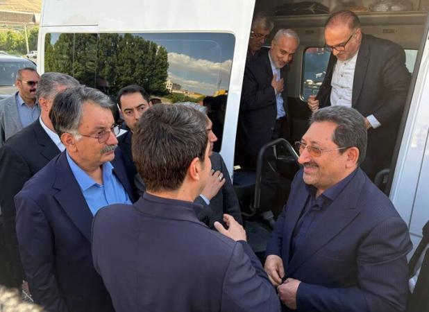 حضور وزیر صنعت، معدن و تجارت در سنندج