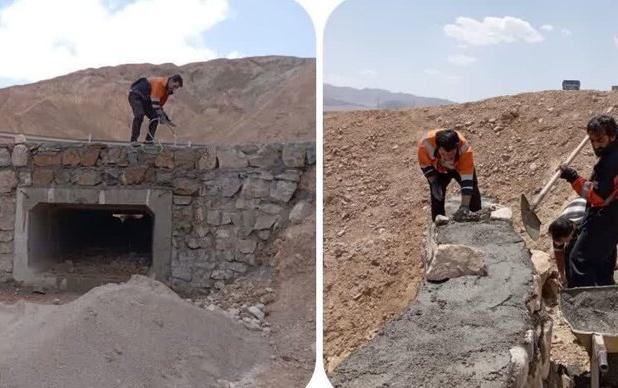 محورهای بخش گلباف کرمان ایمن سازی شدند