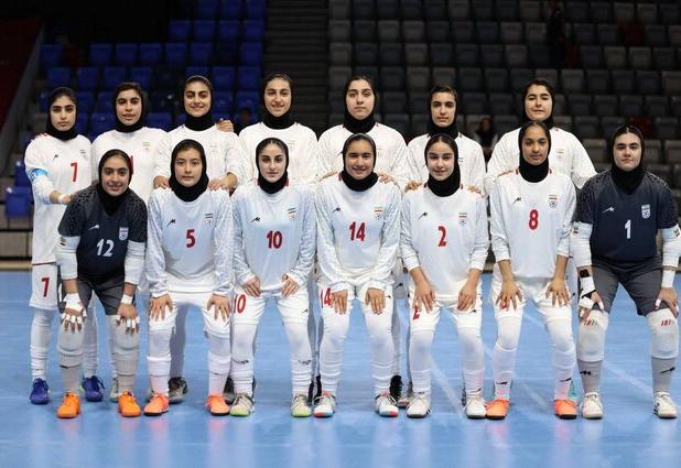 توقف دختران فوتسال ایران مقابل چین