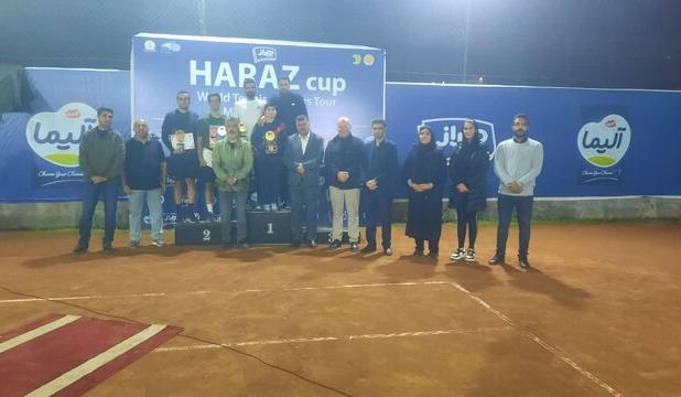 قهرمان‌های نخستین دوره مسابقات بین‌المللی تنیس هرازکاپ آمل مشخص شدند