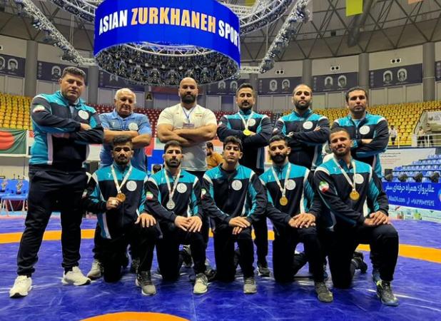 تیم ملی کشتی پهلوانی ایران با کادرفنی مازندرانی جام قهرمانی آسیا را کسب کرد