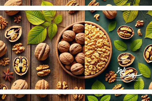 گردو یا بادام ارزش غذایی کدام بیشتر است؟