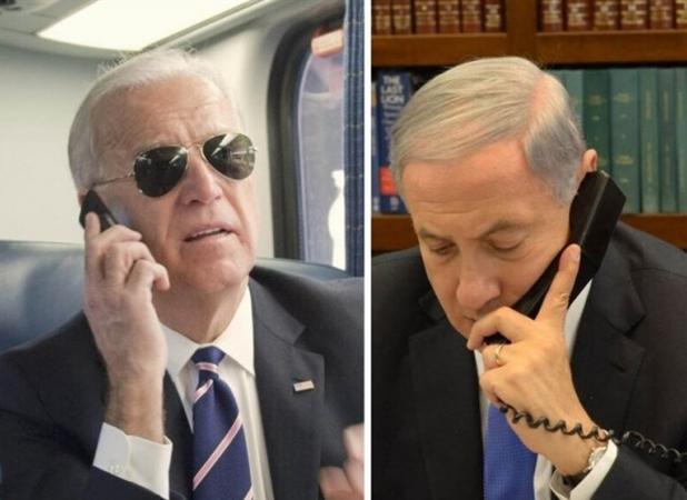 بایدن و نتانیاهو در یک تماس تلفنی گفت‌وگو کردند