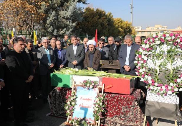 خوی میزبان شهید گمنام شد