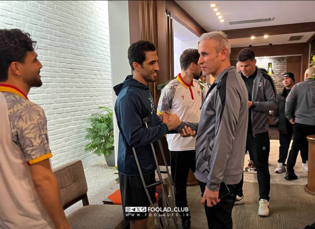 روحیه دادن ستاره پرسپولیسی به فولاد برای بردن استقلال!