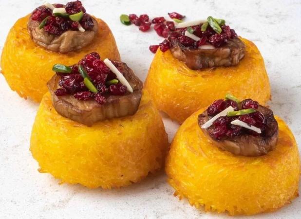 طرز تهیه برنج قالبی به روش رستورانی