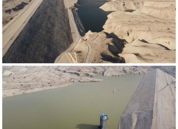 بارش‌های اخیر، ذخیره آب سد میمه ایلام را ۲۰ میلیون مترمکعب افزایش داد