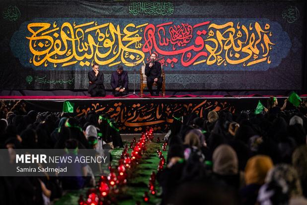 آیین شام شهادت حضرت رقیه (س) در خراسان جنوبی برگزار شد