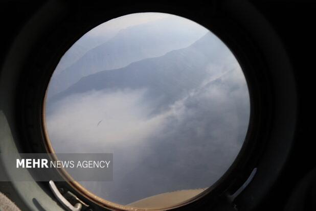 پرواز بالگرد آتش‌نشان در الیت