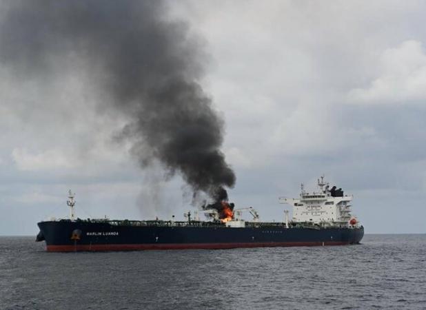 انصارالله یمن کشتی تحت مالکیت یونان را هدف قرار داد
