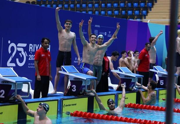 دومین مدال شنای ایران در بازی‌های کشورهای اسلامی/ کسب مدال برنز تیمی در ماده ۴ در ۲۰۰ تیمی