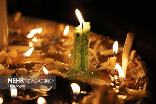 برگزاری آیین چهل منبر همزمان با شب عاشورا در فومن
