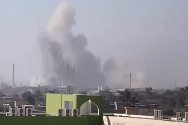 انفجار در مقر حشد شعبی در جنوب شرق بغداد یک شهید برجای گذاشت+فیلم